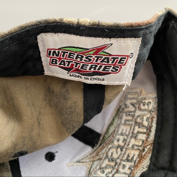 Vintage Interstate Batteries RealTree Hardwood Camouflage Camo Snapback Hat Cap - Picture 9 of 9